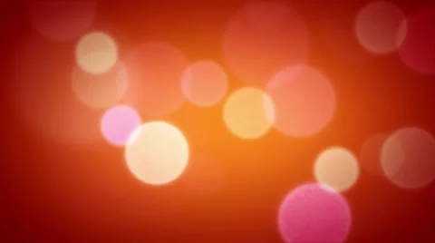 Soft Focus Light Particles Orange Stock Footage 40976159