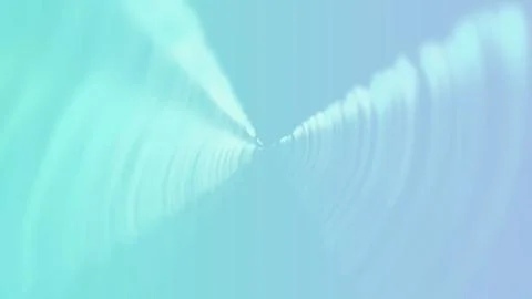 Soft focus light rays in pastel blue and green background Illustrazione stock