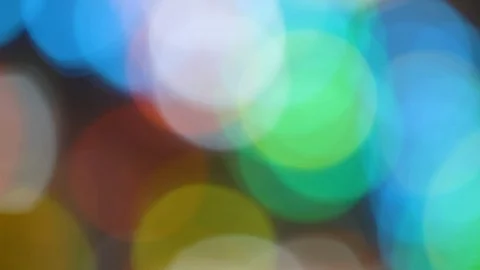 Soft Focus Lights Blink Happy Celebration Festival Carnival Fun Vídeos de archivo 110790885