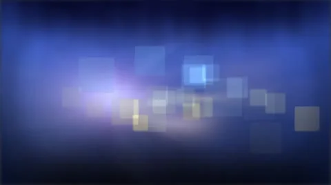 Soft Focus Particle Background - Blue Square Stock Footage 22016851