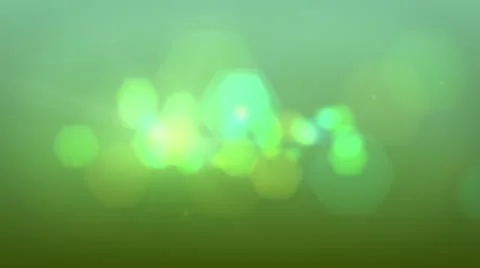 Soft Focus Particle Background - Green Hexagon Stock Footage 21350829