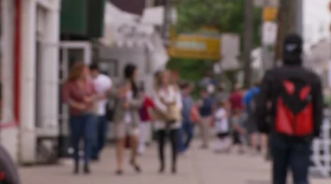 Soft focus people Stock Footage 8557026