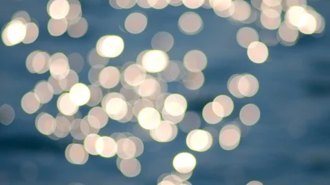 Soft focus sea bokeh background Stock Footage 126835192