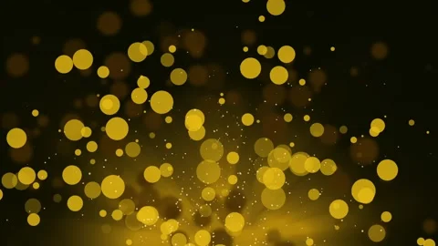 Soft-focus vertical trail of glowing bokeh or particles background animation Stock Footage 334760360