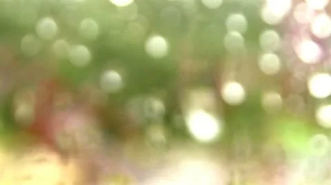 Soft focused raindrops on window 库存影片 12422217