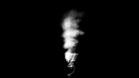 Soft Fog in Slow Motion on Dark Backdrop. Stock Footage 265155953