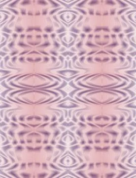 Soft geometric abstract linear seamless texture with tie-dye effect. Stock Illustration