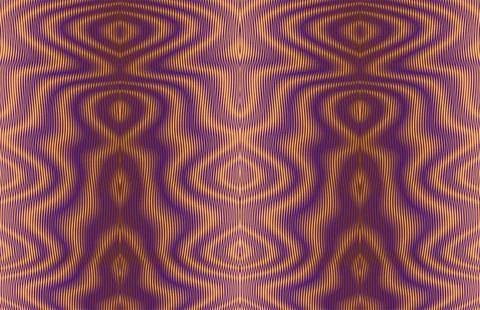 Soft geometric abstract linear texture with optical illusion. Stock Illustration