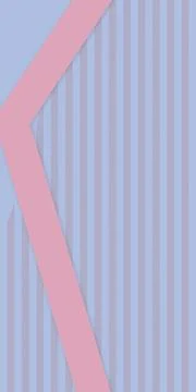 A soft geometric composition pairs a rose diagonal form with cool lavender .. Ilustração Stock