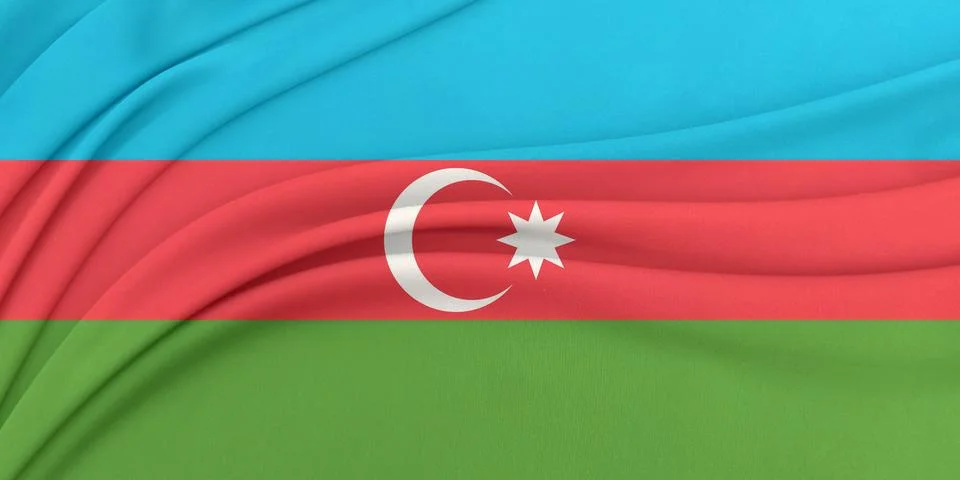 Soft geometric flag wave loop Stock-Fotos