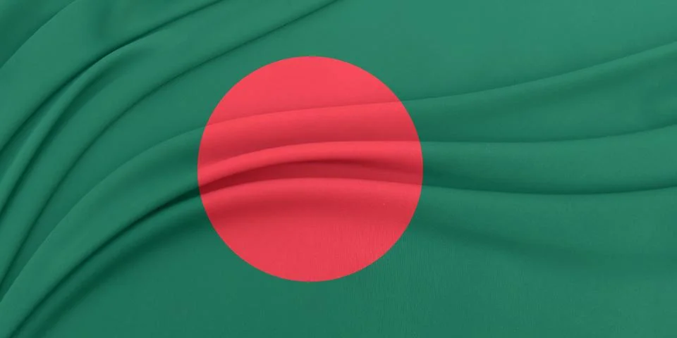 Soft geometric flag wave loop Stock-Fotos