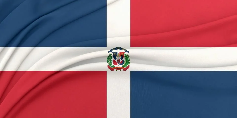 Soft geometric flag wave loop Stock-Fotos