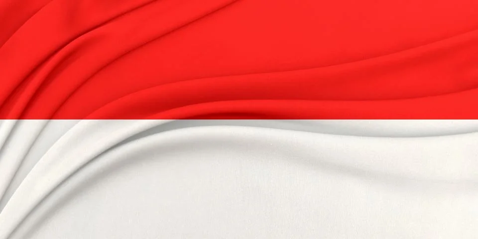 Soft geometric flag wave loop Stock-Fotos