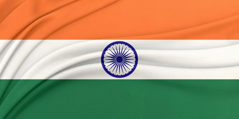 Soft geometric flag wave loop Stock-Fotos