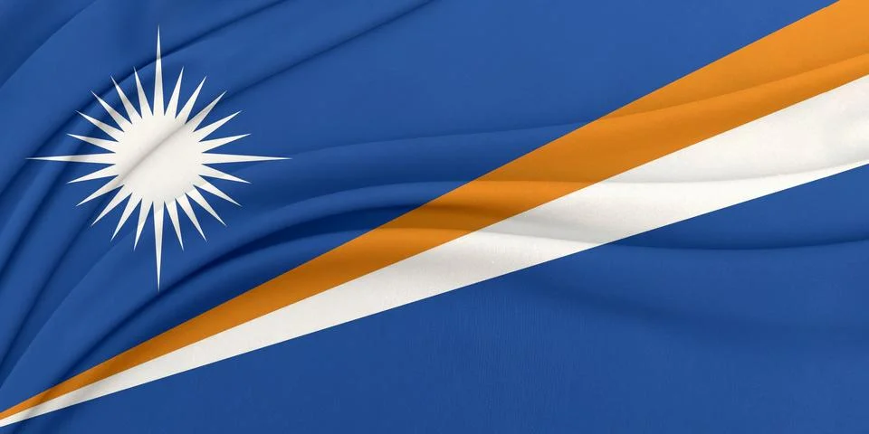 Soft geometric flag wave loop Stock-Fotos