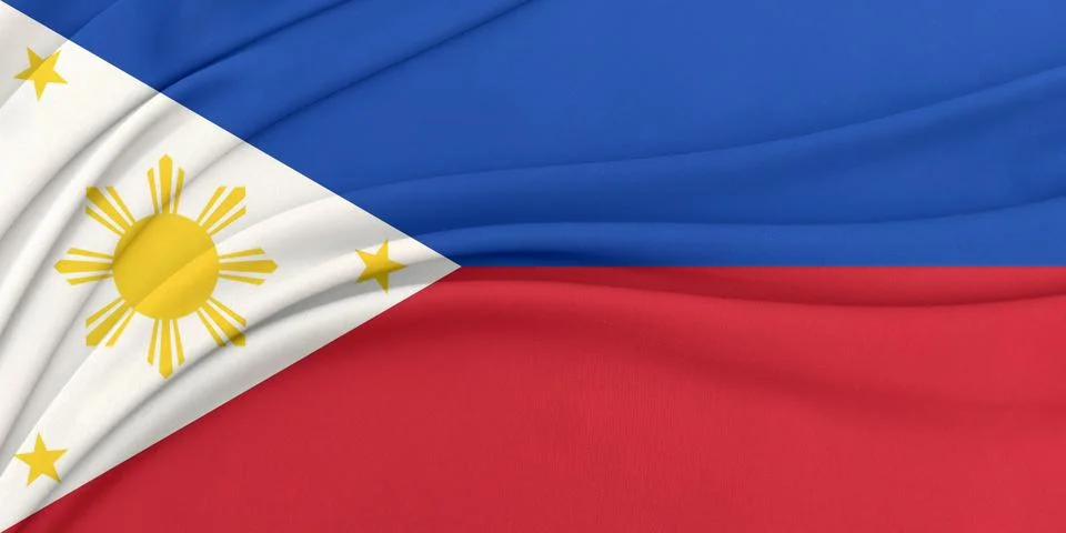 Soft geometric flag wave loop Stock-Fotos