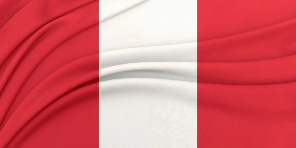 Soft geometric flag wave loop Stock-Fotos