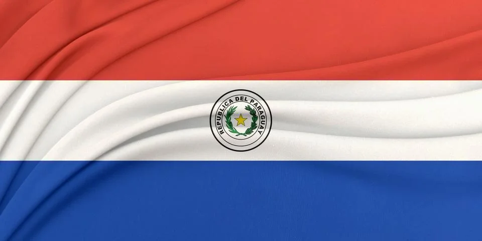 Soft geometric flag wave loop Stock-Fotos