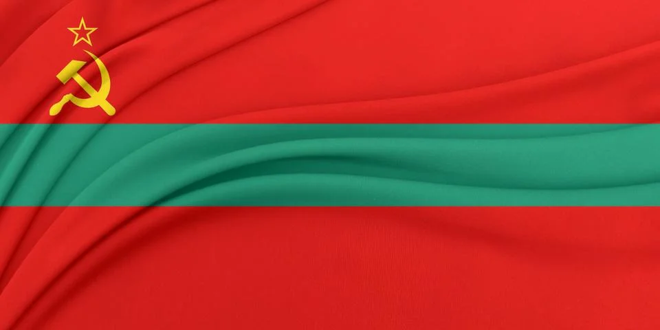 Soft geometric flag wave loop Stock-Fotos
