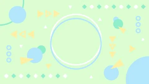 Soft Geometric Pastel Background Stock Illustration