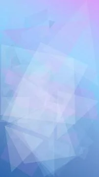 Soft geometric triangles form an abstract pastel background in blue and lav.. Illustrazione stock