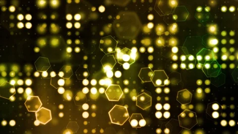 Soft Glimmering Party Lights Stock Footage 92336155