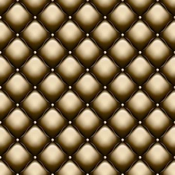 Soft Gloss seamless Quilted Pattern. EPS 10 vector Stock Illustration