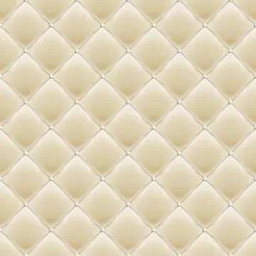 Soft Gloss seamless Quilted Pattern. EPS 10 vector Stock Illustration