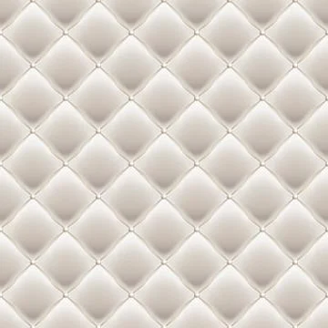 Soft Gloss seamless Quilted Pattern. EPS 10 vector Stock Illustration