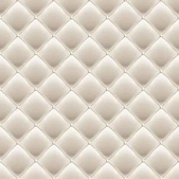 Soft Gloss seamless Quilted Pattern. EPS 10 vector Stock Illustration