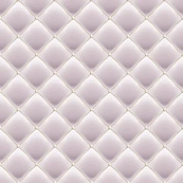 Soft Gloss seamless Quilted Pattern. EPS 10 vector Stock Illustration