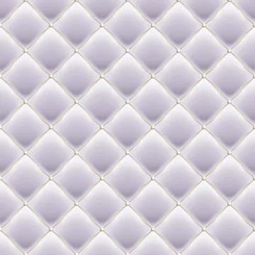 Soft Gloss seamless Quilted Pattern. EPS 10 vector Stock Illustration