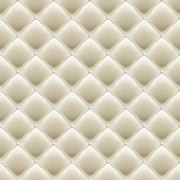 Soft Gloss seamless Quilted Pattern. EPS 10 vector Stock Illustration