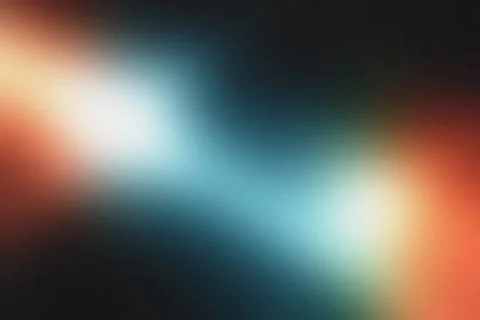 Soft glow blends orange, blue, and white hues. Smooth gradient evokes calm,.. Ilustração Stock