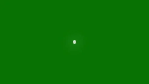 Soft Glow Circle Burst Firework Animation with Line Blast 4K Green Loop Stock Footage 333593865