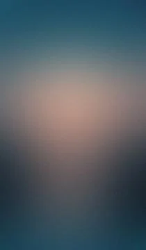 Soft glow rises from misty, cool-toned sky. Warm hue blends into deep blue .. Stock Illustration