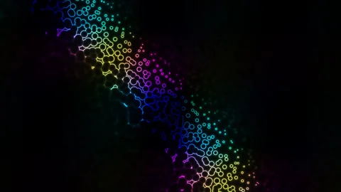 Soft Glow Waves across Frame Stock Footage 291084685