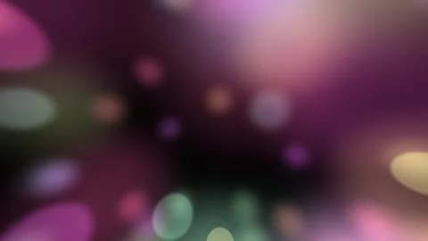 Soft Glowing Bokeh Circles Flowing Stock Footage 294145595