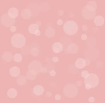 Soft glowing bokeh on clear background, flat PNG illustration Stock Illustration