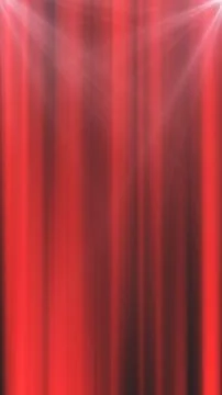 A soft, glowing curtain of red, with a mesmerizing flow of light and shadow.. Illustrazione stock
