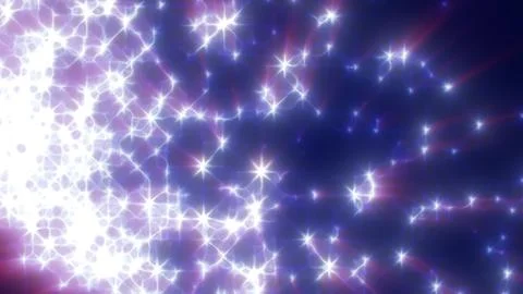 Soft glowing grid of bright nodes and electric sparks forming an organic netw イラスト素材