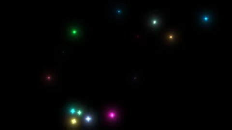 Soft Glowing Light Particles Out of Focus Bokeh Background Stock-Footage 332305448