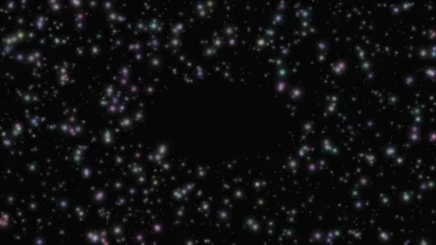 Soft Glowing Orb Particles Dark Seamless Loop Background Stock Footage 332559981
