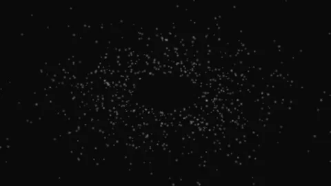 Soft Glowing Orb Particles Dark Seamless Loop Background Stock Footage 332710327