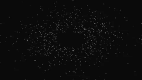 Soft Glowing Orb Particles Dark Seamless Loop Background Stock Footage 332711141