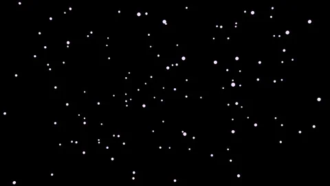 Soft Glowing Particles Neural Network Floating Vídeos de archivo 332545079