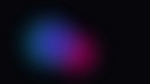 A soft glowing sphere of blue and purple light against a dark background Video stock 338309731