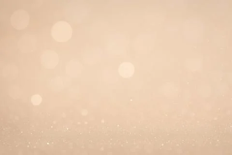 Soft gold glitter abstract background, falling snow in winter Stock Illustration