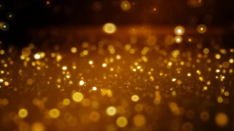 Soft golden blizzard Stock Footage 70102669