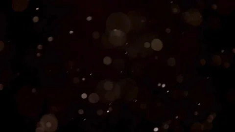 Soft golden bokeh circles floating elegantly in dark space 動画素材 329598799